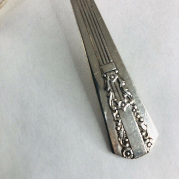 5 Teaspoons Wm A Rogers Oneida Sectional Lido Pattern Spoon Silverplate VTG Lot - Picture 4 of 11